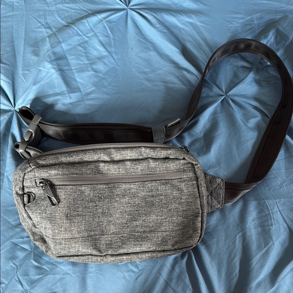 Anti Theft Gray Travel Crossbody Bag